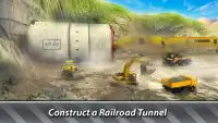 Simulador de construção de túnel ferroviário Screen Shot 8