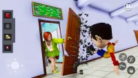 Scary Evil Teacher Sim 3D Screen Shot 0