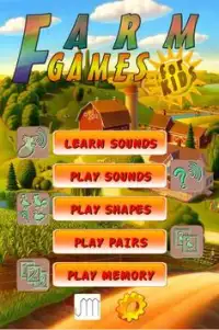 Farm Games for Kids FREE Screen Shot 0