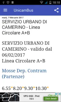 Unicam Bus Camerino Orari Screen Shot 3