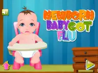 아기 독감 의사 게임 Screen Shot 0