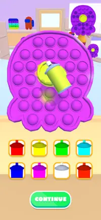 Paint Pop It! Art coloring games. Fun fidget toys Screen Shot 8