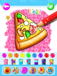 Food Coloring Game - Learn Colors Screen Shot 11