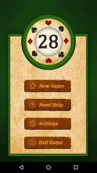 28 Card Game (Twenty Eight) Screen Shot 0