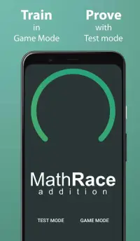 MathRace: Cool math game of simple number addition Screen Shot 0