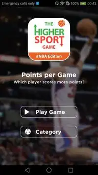 NBA Trivia : Higher or Lower Screen Shot 0