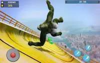 Crazy Gorilla GT Parkour: Free Mega Ramp Stunts Screen Shot 0