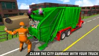 City Trash Truck Simulator-Waste Transporter 2019 Screen Shot 0