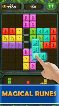 블록 떨어지는 퍼즐 : 화려한 블록 퍼즐 게임 Screen Shot 1