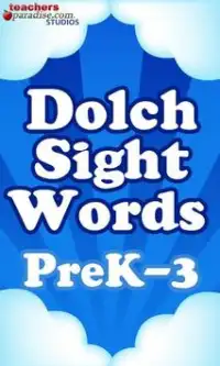 Dolch Sight Words Flashcards -Common English Words Screen Shot 0