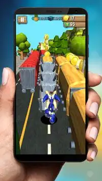 New Hedgehog Jungle Runner Hero - 3D Jungle Game Screen Shot 2