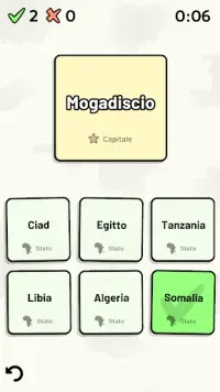 Stati dell'Africa -Quiz: Mappe, Capitali, Bandiere Screen Shot 3