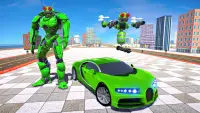 हनी बी रोबोट कार गेम: रोबोट परिवर्तन 3 डी Screen Shot 5