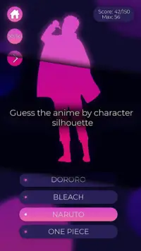 Anime Quiz: Guess the hero challenge Screen Shot 1