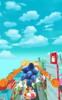 Subway Sonic Crash Run Screen Shot 1