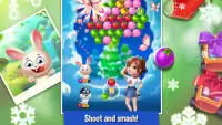 Bubble Fruit: Pet Bubble Shooter Games Screen Shot 16