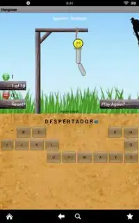 Spanish Hangman Screen Shot 2