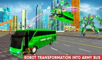 Army Bus Robot:Flying Car Game Screen Shot 6