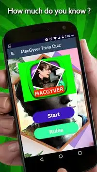 MacGyver Trivia Quiz Screen Shot 0