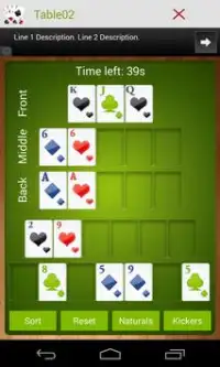 Chinese Poker Online Screen Shot 1