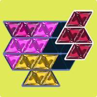 Triangle jewels block puzzle