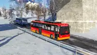 Wisatawan Bus Musim Dingin yang Nyata:18 Driver 3D Screen Shot 4