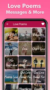 Love Poems for Him & Her Screen Shot 0