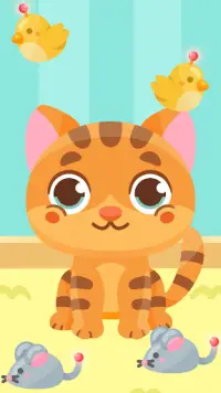 Cute cat games for children from 3 to 6 years Screen Shot 0
