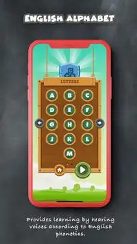 ABC Alphabet Card Quiz Game - English Screen Shot 1