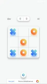 Tic Tac Toe Or X and O GAME - Puzzle Game Screen Shot 1