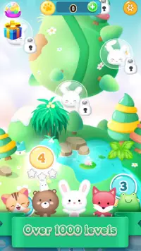 Happy Animal Match Screen Shot 1