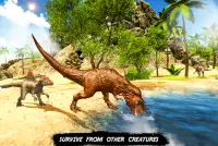 Wild dinosaur family survival simulator Screen Shot 6