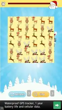 Christmas Reindeer Match Game Screen Shot 1