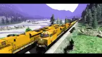 Euro Train Racing sim 3D 2020: Train Driving Game Screen Shot 1