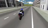 motorfiets bestuurder 3D Screen Shot 9