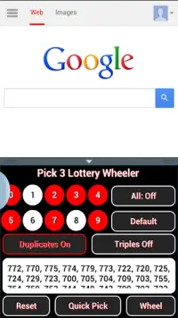 Pick 3 Lottery Wheeler Screen Shot 5
