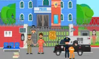 faire semblant jouer policier prison évasion sim Screen Shot 0