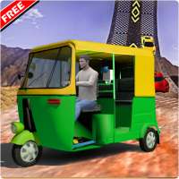 Rickshaw Driving Free Stunt Game