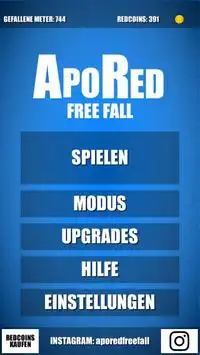 ApoRed - Free Fall Screen Shot 6