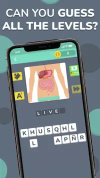 ANATOMY QUIZ 2021 - Free human anatomy trivia game Screen Shot 1