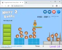 HarryRabby2 Math Subtraction with 2 decimals FREE Screen Shot 2