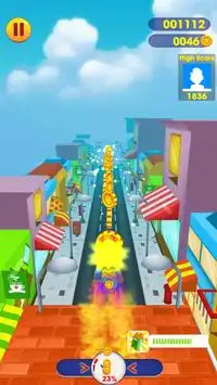 Subway minion banana Adventure Rush Screen Shot 4