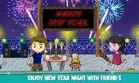 Festa de Feliz Ano Novo de 2021 de simulação Screen Shot 0
