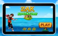 Zak Adventure : Dash Storm Game Screen Shot 0