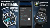 Watchface Tile Launcher dari Bubble Cloud Wear OS Screen Shot 10