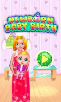 出生の赤ちゃんの女の子のゲーム Screen Shot 0