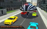 futurista giroscópica autobús ciudad policía sim Screen Shot 8