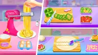 Pasta Koken Manie: Keuken Spel Screen Shot 0