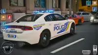 City Car Driving Police Game Screen Shot 0