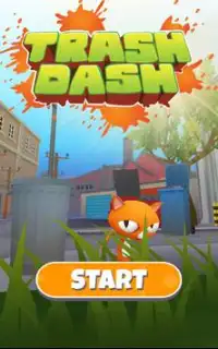 Trash Cat Runner Screen Shot 0